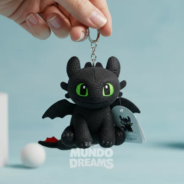 Chaveiro Pelúcia Banguela – Oficial Disney