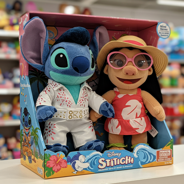 Pelúcia Lillo e Stitch Tamanho Médio – Oficial Disney